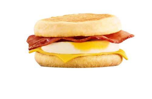 The Bacon and Egg McMuffin - 130,00 of these will be given away free on Monday 29 July The Bacon and Egg McMuffin - 130,00 of these will be given away free on Monday 29 July